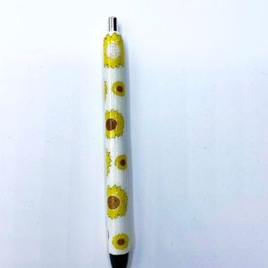 Custom sunflower gel pen